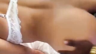 Horny brunette suck big cock and takes hard BBC pounding