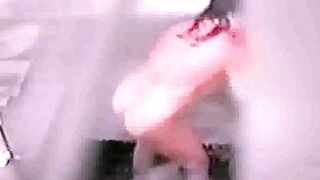 My super hot stepmother spied in the shower