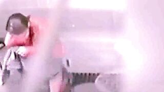 My super hot stepmother spied in the shower