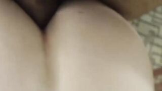 Horny redhead slut suck BBC and takes hard anal pounding