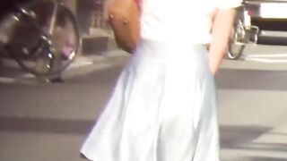 Hidden cam traps an Asian woman dashing to pee outdoors