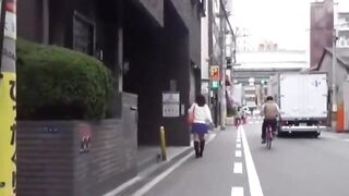 Hidden cam traps an Asian woman dashing to pee outdoors