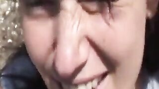 German Amateur Outdoor Creampie
