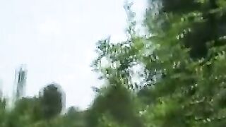 German Amateur Outdoor Creampie
