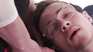 Im rubbing my dick ifo my tgirl boss and she takes hers out