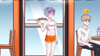 Serve hungry customers as a sexy femboy