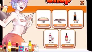 Serve hungry customers as a sexy femboy