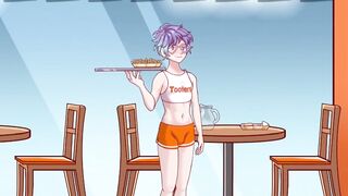 Serve hungry customers as a sexy femboy