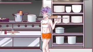Serve hungry customers as a sexy femboy