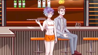 Serve hungry customers as a sexy femboy