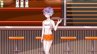 Serve hungry customers as a sexy femboy
