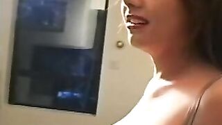 Busty slut pussy play
