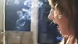 Busty slut pussy play