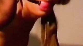 Teen's fist bondage scene