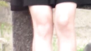 Oriental voyeur feeds fetish watching Japanese pee