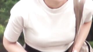 Oriental voyeur feeds fetish watching Japanese pee