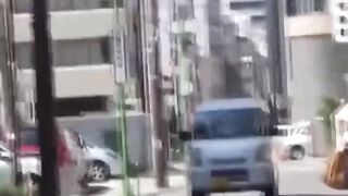 Various Japanese babes caught peeing in public alleys