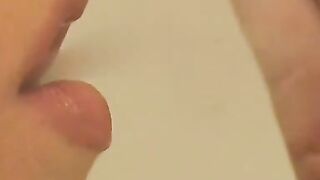 Sexy teen gives POV blowjob