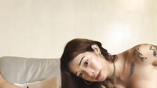 Horny T-Girl & Boyfriend Trade Sloppy Blowjobs in Wild 69