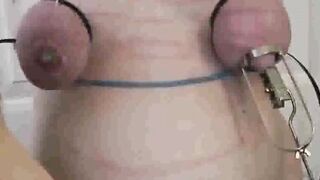 BDSM ordeal for saggy breasted slut Sarah