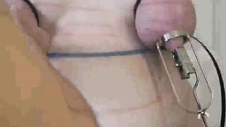 BDSM ordeal for saggy breasted slut Sarah