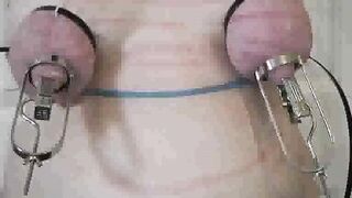 BDSM ordeal for saggy breasted slut Sarah