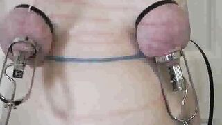 BDSM ordeal for saggy breasted slut Sarah