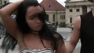 Tina Martinez Bound and Fucked in Public
