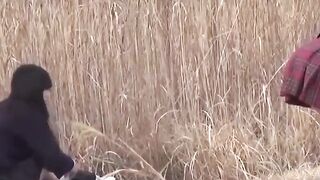 Voyeur films Japanese beauties spraying piss outdoors
