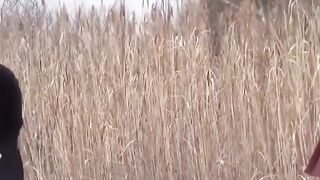 Voyeur films Japanese beauties spraying piss outdoors