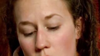 Submissive Bonnie Caged and Used Anal Training Orgasm Torment and Leather