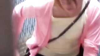 Slim college Japanese filmed by a voyeur pissing outside
