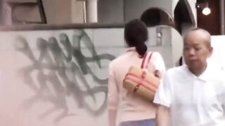 Japanese chicks desperate to pee recorded by a fetishist