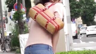 Japanese chicks desperate to pee recorded by a fetishist