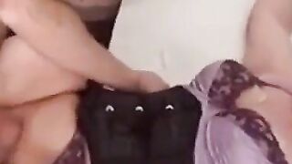 Older Man Barebacks Crossdresser for a Facial