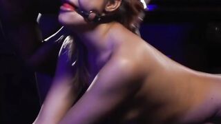 Bartender Gizelles Interracial Bar BDSM
