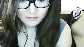 Asian Webcam Slut Strips and Rubs Her Pussy