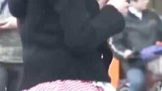Pretty Japanese ladies vie for the hidden cameras attention