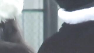 Pretty Japanese ladies vie for the hidden cameras attention