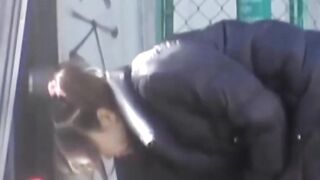 Pretty Japanese ladies vie for the hidden cameras attention