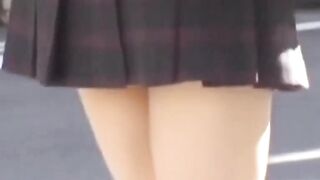 Pretty Japanese ladies vie for the hidden cameras attention