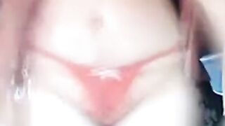 Asian MILF Teases on Webcam in Panties