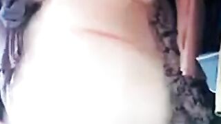 Asian MILF Teases on Webcam in Panties