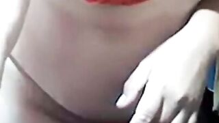 Asian MILF Teases on Webcam in Panties