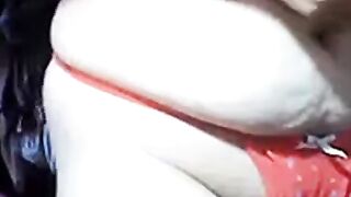 Asian MILF Teases on Webcam in Panties
