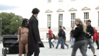 European Rickshaw Slave Public Anal