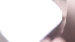 Big titted bombshell caught masturbating at home alone