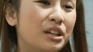 Tiny tit slut rides a big dick