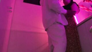 Big Tits Japanese MILF Sucks BBC Cum