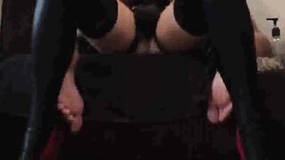 Femdom mistress Alexa pounding my ass